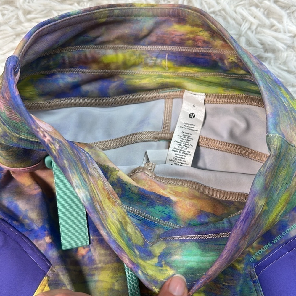 Lululemon Cargo Super-High-Rise Hiking Short 8" Altered Nature Multi - Picture 3 of 6